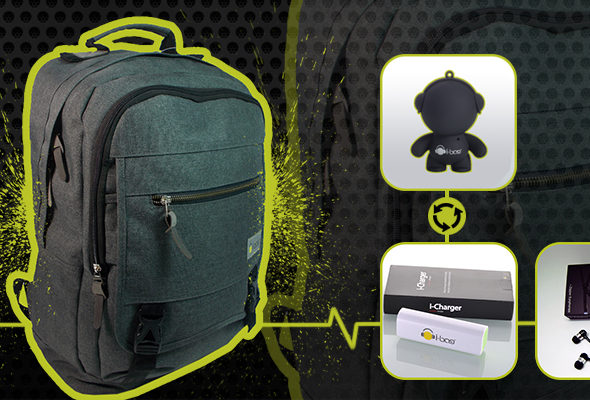 Elite Gray Gadgets Backpack