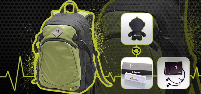 Core Green Gadgets Backpack